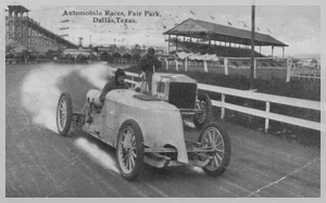 first-race-texas-dallas-fair-park-postcard