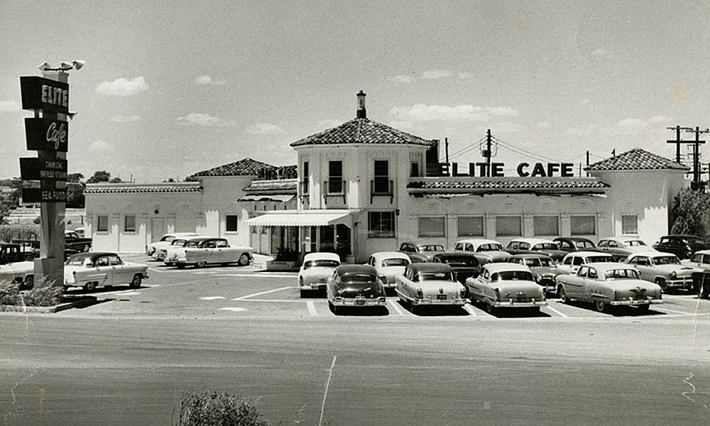 Waco Attractions Elite Cafe 1950s