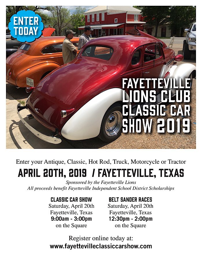 Fayetteville Lion's Club Classic Car Show 2019